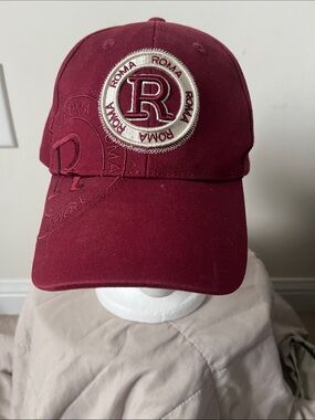 Robin Ruth Burgundy Embroidered Baseball Cap